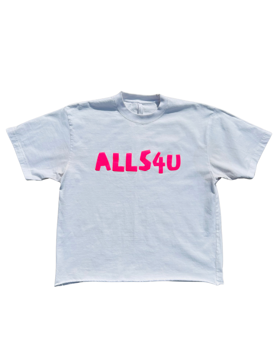 Embrace Ur Unique Puff White Tee