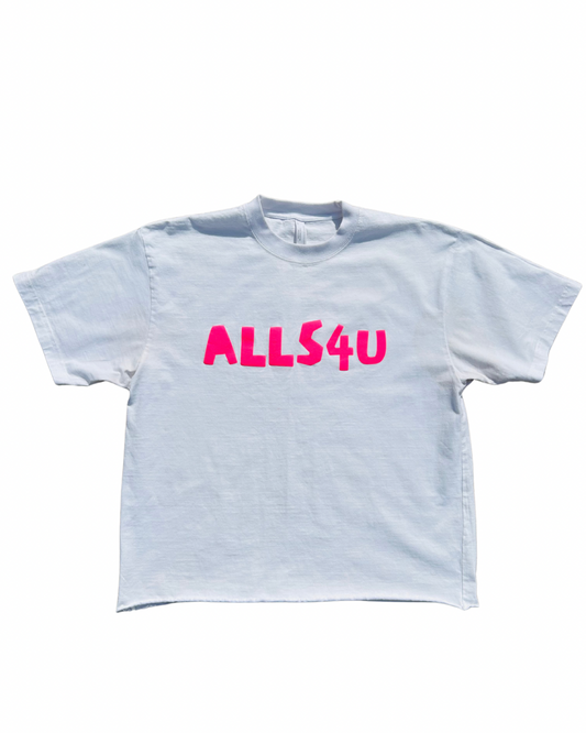 Embrace Ur Unique Puff White Tee