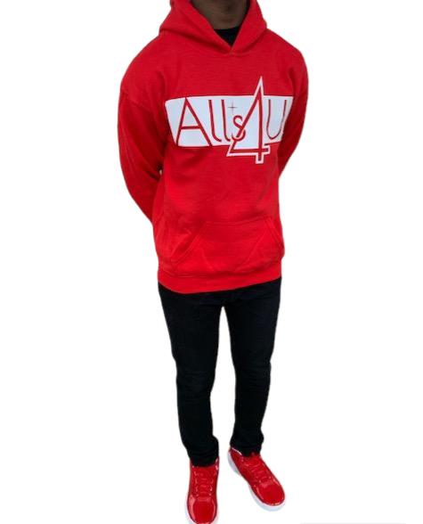 Crimson red nike online hoodie