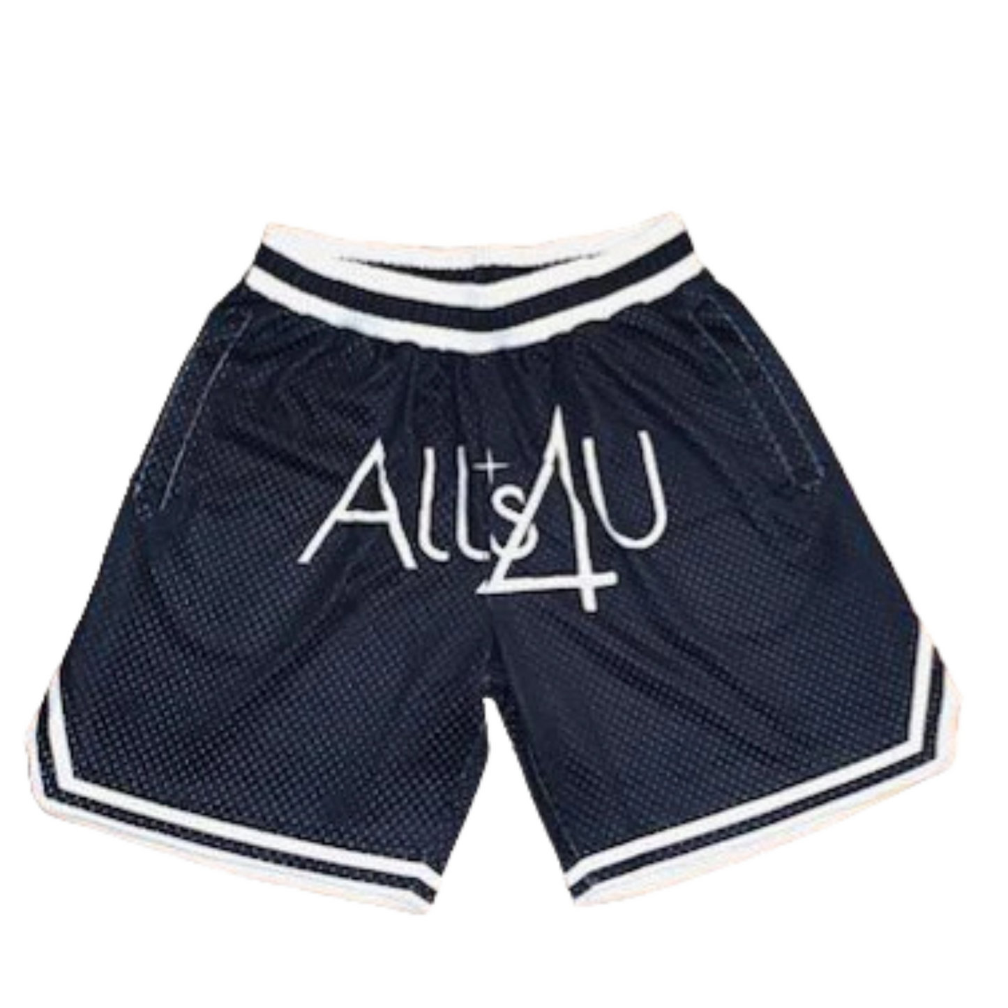 A4U"Monochrome Magic: Stylish Black & White Shorts